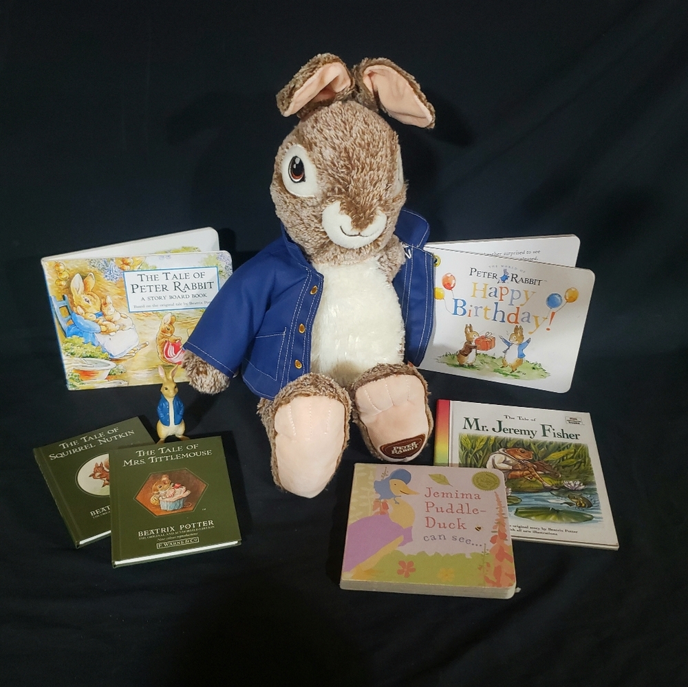 Peter Rabbit Plush Toy with Books